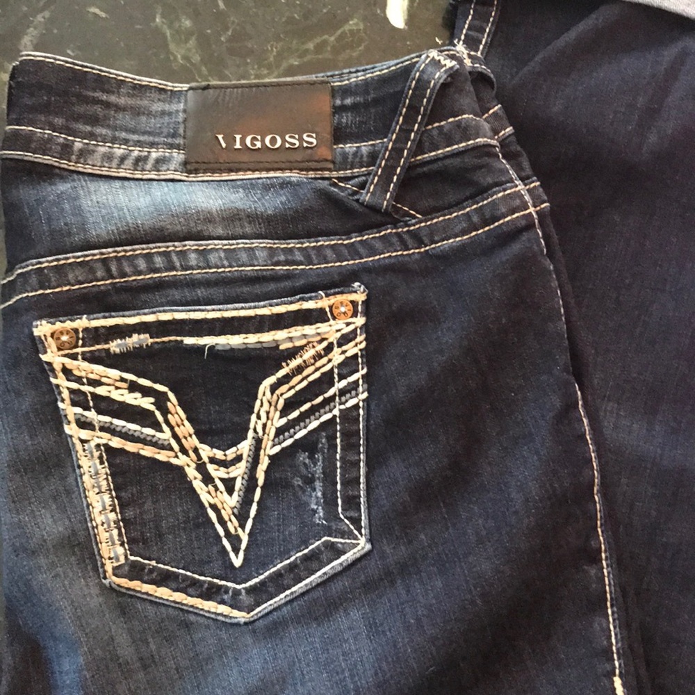 Vigoss boyfriend distressed jeans